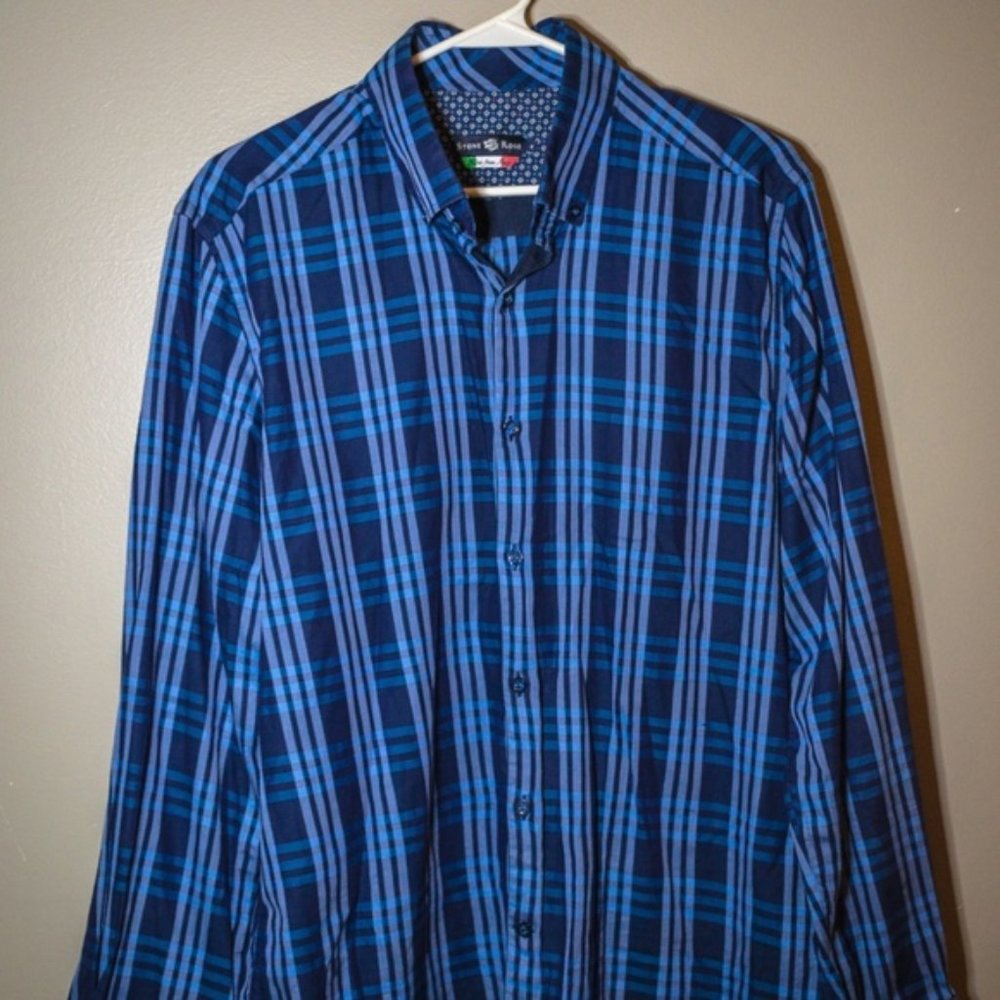 Stone Rose Long Sleeve Criss Cross Button Down